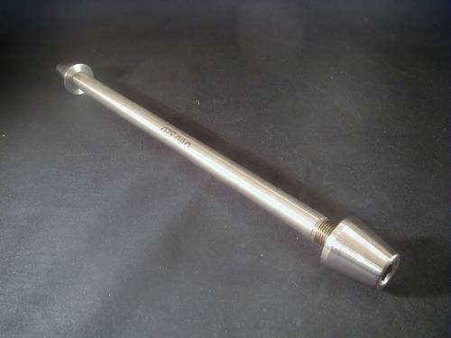 AXLE WITH STAINLESS STEEL NUTS<br/>LENGTH 337mm, DIAMETER 19mm  