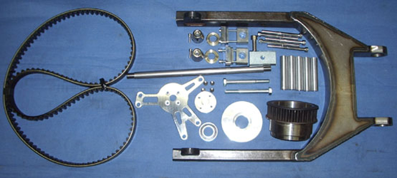 SPORTSTER SWINGARM-KIT, KETTENSPANNER<br/>2004-05 ,TV CERTIFICATE, W/REAR BELT 139-1-1/8 2003/19 mm, 2004-UP/1 