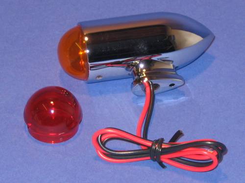 MAGNUM BULLET LIGHT KIT,<br/>AMBER LENS, CHROME,  PAIRS KEIN VERKAUF IN DEUTSCHLAND 