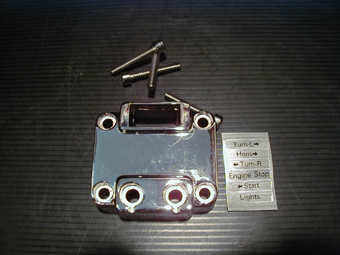 HORIZONTAL SWITCH HOUSING<br/>CHROME  