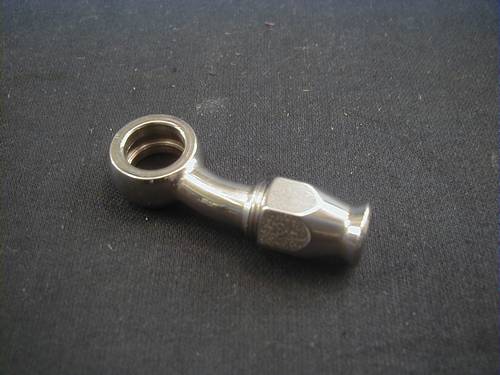 BANJO HOSE FITTING, SIDE 20<br/>STAINLESS STEEL 3/8, 10 mm  