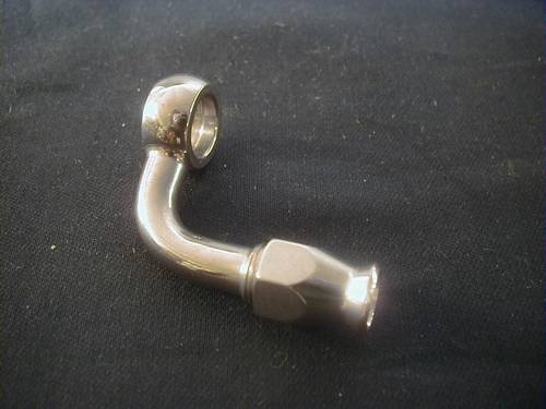 BANJO HOSE FITTING 90<br/>STAINLESS STEEL 3/8,10 mm  