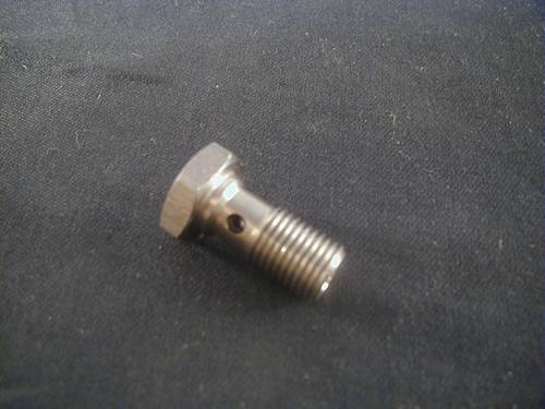 SINGLE BANJO BOLT STAINLESS STEEL<br/>M 10 X 1,  FITS SSC Ritzel Bremse  