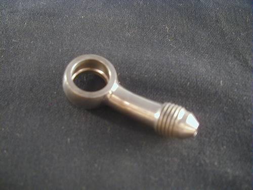 20 BANJO ADAPTER STAINL.STEEL<br/>3/8x24, HOLE SIZE 7/16, 11.2mm  