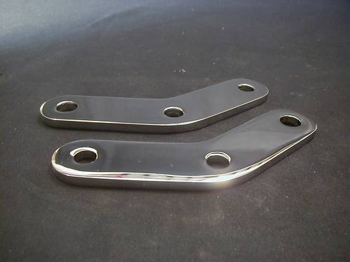 PASSENGER PEG RELOCATION<br/>BRACKET FOR SOFTAIL, PAIR  