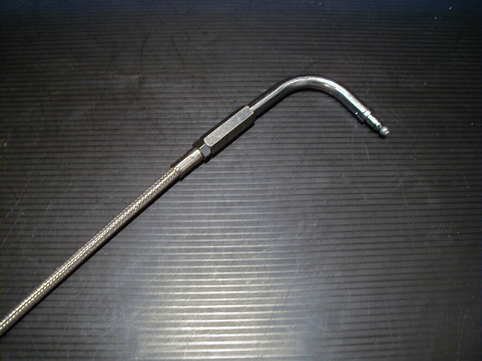 THROTTLE CABLE STAINLESS STEEL<br/>6´, 90°,1996-UP,SMALL DIAMETER  
