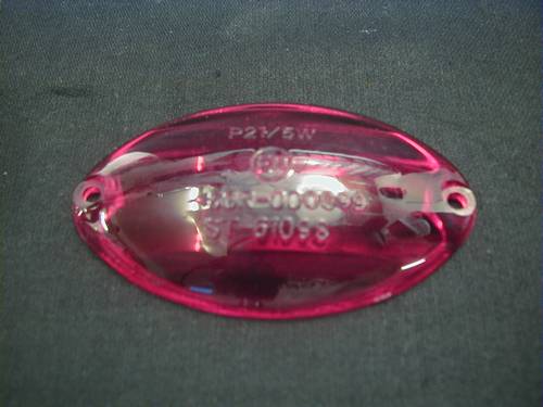 MINI CAT-EYE TAILLIGHT LENS<br/>ONLY, 65mm WITH E-MARK  