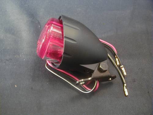 ARIZONA  MINI TAILLIGHT,<br/>BLACK, WITH E-MARK & BRACKET  