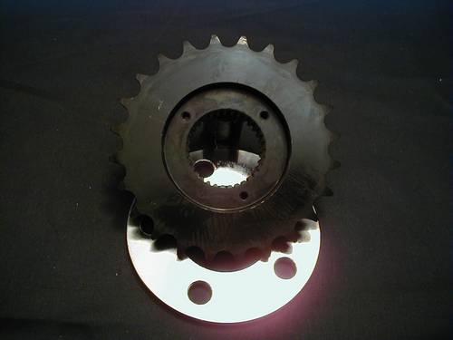 OFFSET SPROCKET KIT, SOFTAIL<br/>FXR AND XL 1991-UP, 24 TEETH, 5mm OFFSET Gesamthhe 22 mm 