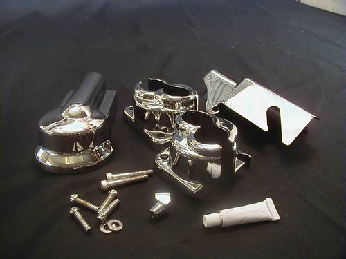 CHROME ENGINE DRESS-UP KIT<br/>INCL. TAPPET BLOCK COVER SET BIG TWIN 1992-99 