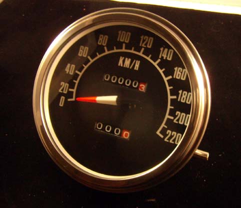 SPEEDOMETER 68-72 FACE 2:1 KM<br/>  