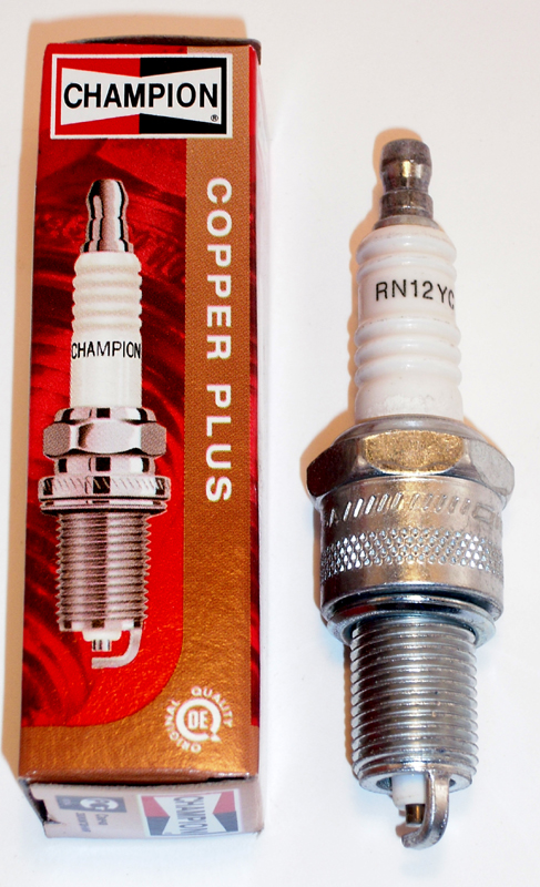 CHAMPION RN12YC SPARK PLUG OEM 32342-04 (5R6A)<br/>1975-UP SHOVEL, 1340 EVOLUTION  