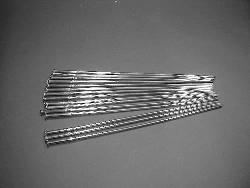 STAINLESS SPOKE BLANK 6-8G<br/>260MM WITHOUT THREAD, POLISHED, 1PCS.  