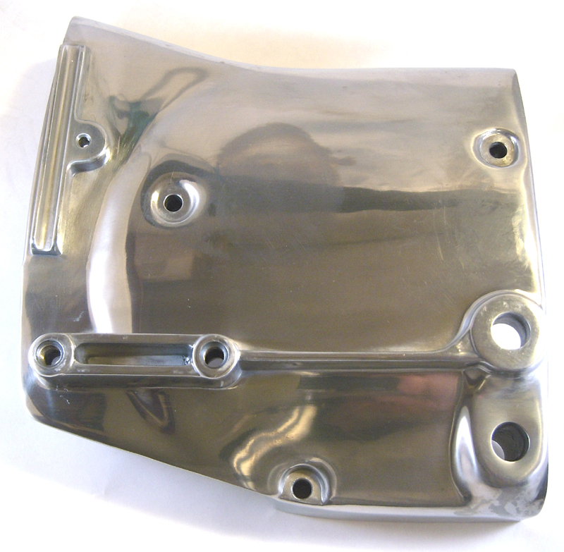 34911-81A SHIFTER COVER 883<br/>SPORTSTER, POLISHED 1980-90  
