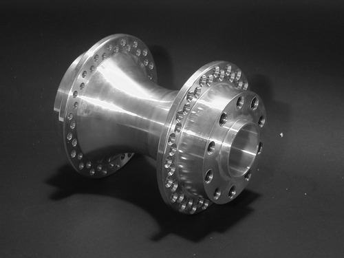 ALUMINIUM DUAL HUB, 80 HOLE<br/>FR KEGELROLLENLAGERN, 80 LOCH  