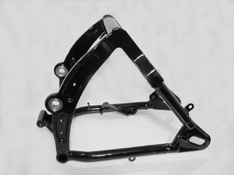 OEM H-D Schwinge fr Evo Softail ab 1989<br/>bis 6" Hinterrad mit 180er Reifen OEM H-D Swingarm for Evo Softail 1989-up 