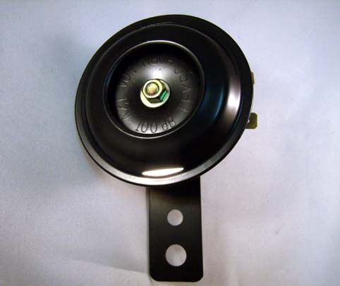 BLACK MINI HORN, 70mm DIAMETER<br/>12 VOLT 100db  