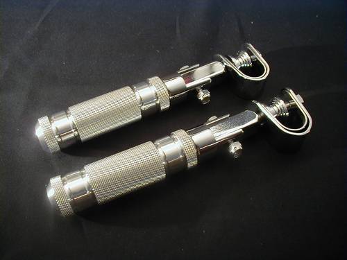 ALUM FOOTPEGS CLAMP-ON TYPE<br/>PAIR WITHOUT CLAMPS falsches Bild  