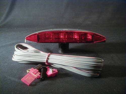 HELLA WIDE TAILLIGHT ONLY<br/>WITH RED LENS, E-Mark  