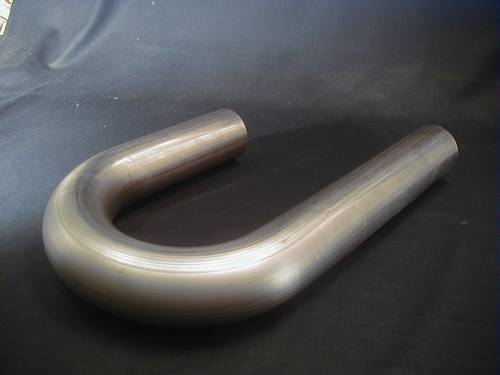 SPD J-BEND EXHAUST PIPE,VA 304<br/>2.250"x .065"x 4"  