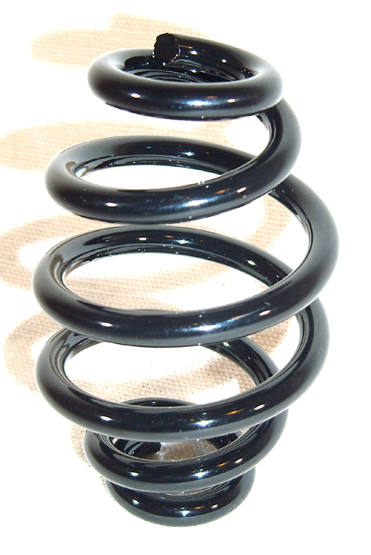 SEAT SPRING FOR RIGID FRAME 3"<br/>SATTELFEDER 76MM EI-FORM, "BLACK COATED"  