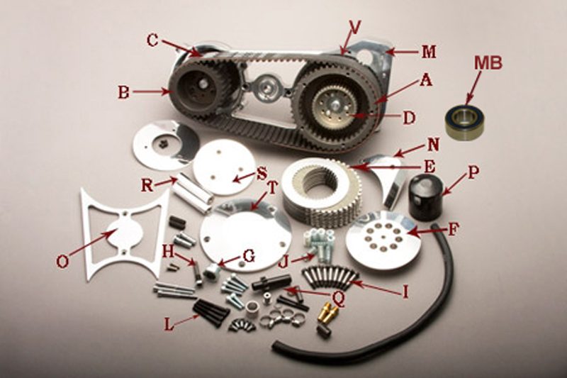 HARDWARE KIT FOR TOP FUEL KIT<br/>TF-1000  