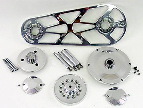 BDL BILLET SUPPORT PLATE FOR 3" ELECTRIC START<br/>SOFTAIL KITS, RETRO FIT KIT FOR EXISTING DRIVES FOR ALL EXISTING BDL SOFTAIL & DYNA DRIVES 